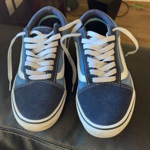 Vans old school, size 9, Comfy Cush style.